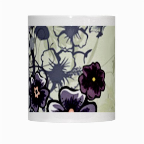 Purple Flower Art White Mug from ArtsNow.com Center