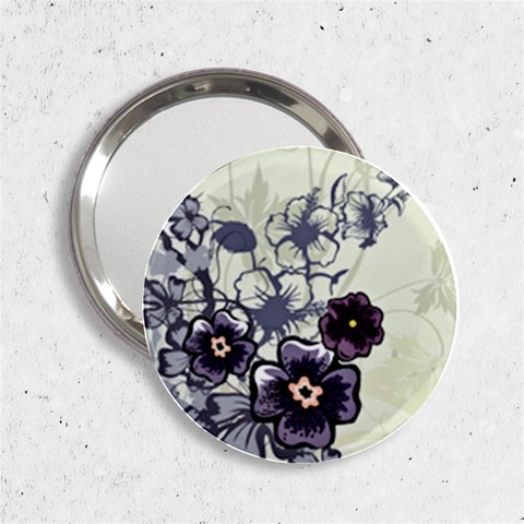 Purple Flower Art 2.25  Handbag Mirror from ArtsNow.com Front