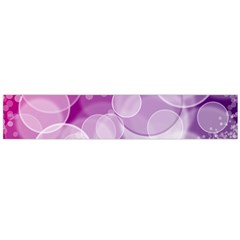 Purple Bubble Art Large Flano Scarf  from ArtsNow.com Front