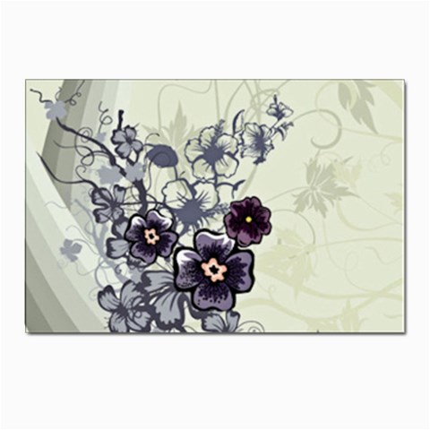 Purple Flower Art Postcard 4 x 6  (Pkg of 10) from ArtsNow.com Front