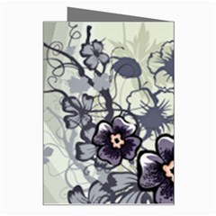 Purple Flower Art Greeting Card from ArtsNow.com Right