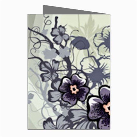 Purple Flower Art Greeting Cards (Pkg of 8) from ArtsNow.com Right