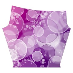 Purple Bubble Art Yoga Cropped Leggings from ArtsNow.com Right