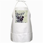 Purple Flower Art BBQ Apron