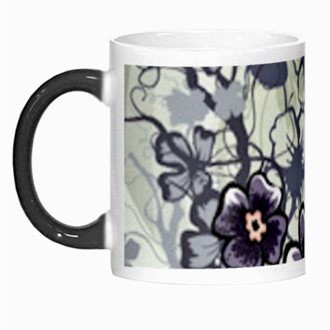 Purple Flower Art Morph Mug from ArtsNow.com Left