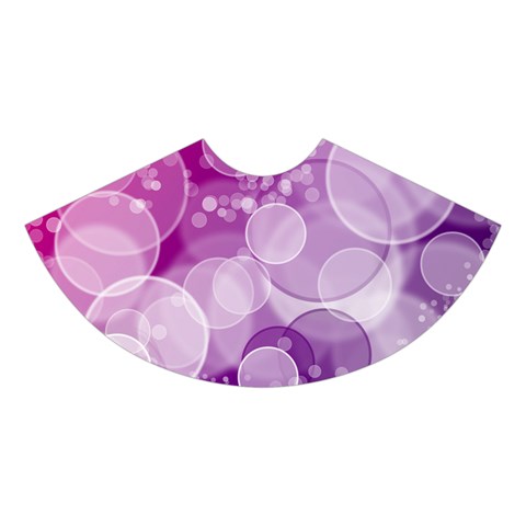 Purple Bubble Art Midi Sleeveless Dress from ArtsNow.com Skirt Front