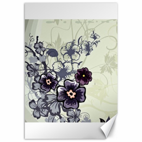 Purple Flower Art Canvas 12  x 18  from ArtsNow.com 11.88 x17.36  Canvas - 1