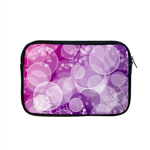 Purple Bubble Art Apple MacBook Pro 15  Zipper Case from ArtsNow.com Front