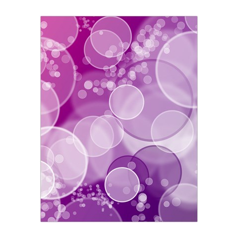 Purple Bubble Art Medium Tapestry from ArtsNow.com Front