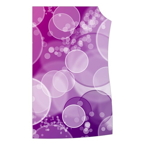 Purple Bubble Art Women s Button Up Vest from ArtsNow.com Front Left