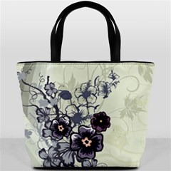 Purple Flower Art Bucket Bag from ArtsNow.com Front