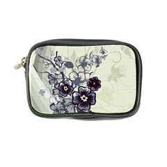 Purple Flower Art Coin Purse from ArtsNow.com Front