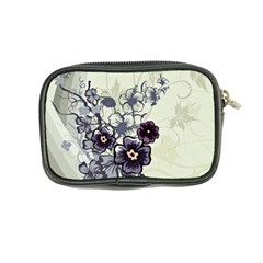 Purple Flower Art Coin Purse from ArtsNow.com Back