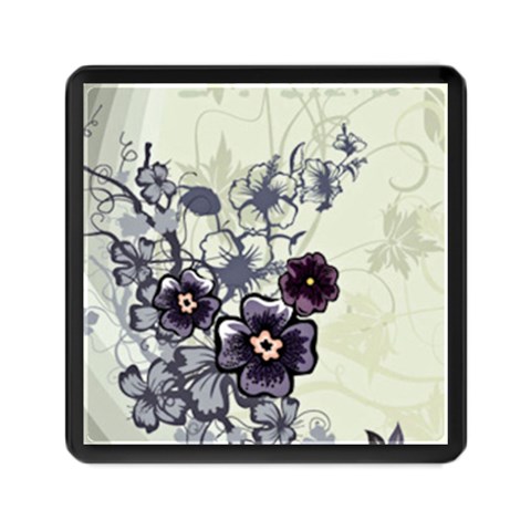 Purple Flower Art Memory Card Reader (Square) from ArtsNow.com Front