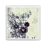 Purple Flower Art Memory Card Reader (Square)