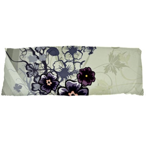 Purple Flower Art Body Pillow Case Dakimakura (Two Sides) from ArtsNow.com Back