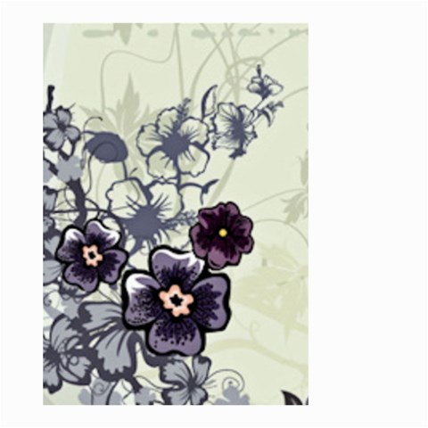 Purple Flower Art Small Garden Flag (Two Sides) from ArtsNow.com Front