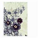 Purple Flower Art Small Garden Flag (Two Sides)