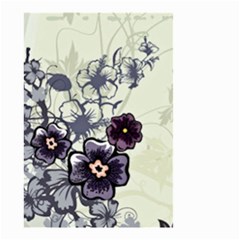 Purple Flower Art Small Garden Flag (Two Sides) from ArtsNow.com Back