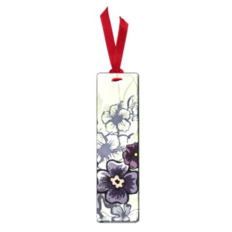 Purple Flower Art Small Book Mark from ArtsNow.com Front