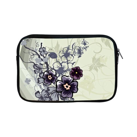 Purple Flower Art Apple iPad Mini Zipper Case from ArtsNow.com Front