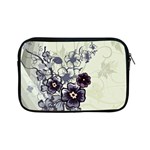 Purple Flower Art Apple iPad Mini Zipper Case