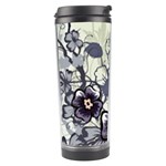 Purple Flower Art Travel Tumbler