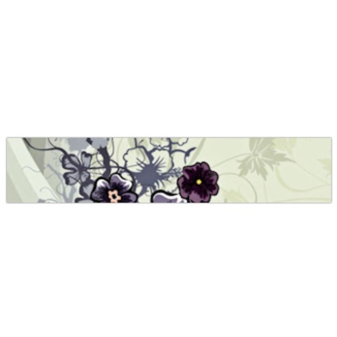 Purple Flower Art Small Flano Scarf from ArtsNow.com Back