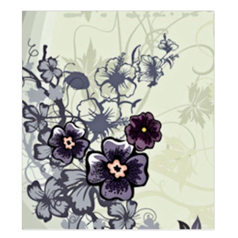 Purple Flower Art Duvet Cover (King Size) from ArtsNow.com Duvet Quilt