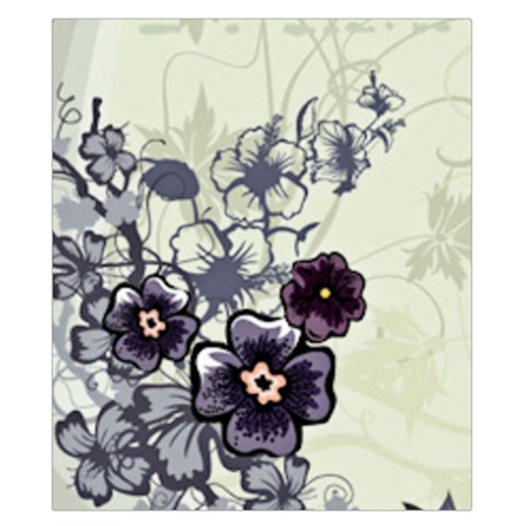 Purple Flower Art Duvet Cover (California King Size) from ArtsNow.com Duvet Quilt