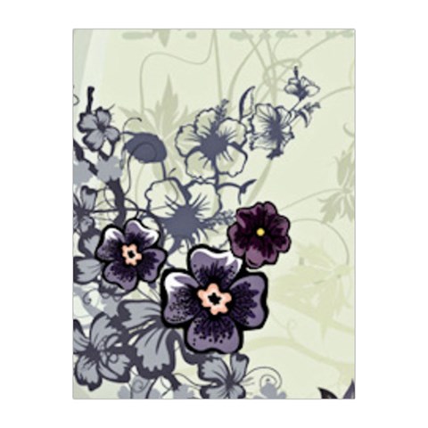 Purple Flower Art Medium Tapestry from ArtsNow.com Front