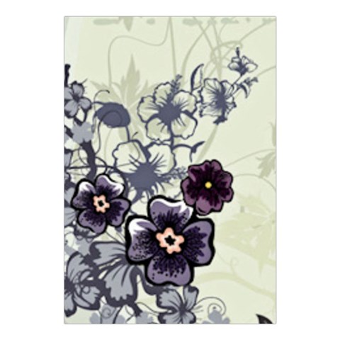 Purple Flower Art Large Tapestry from ArtsNow.com Front