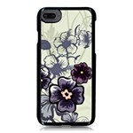 Purple Flower Art iPhone 8 Seamless Case (Black)