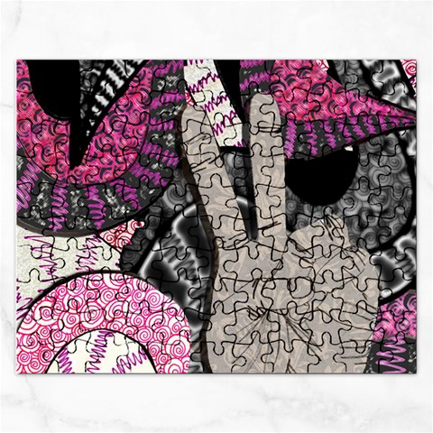 Peace Hand Art Jigsaw Puzzle (Rectangular) from ArtsNow.com Front