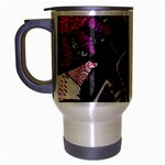 Peace Hand Art Travel Mug (Silver Gray)