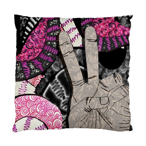 Peace Hand Art Standard Cushion Case (One Side) from ArtsNow.com Front