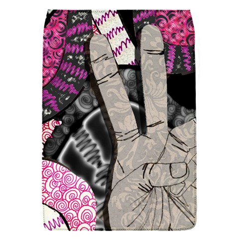 Peace Hand Art Removable Flap Cover (S) from ArtsNow.com Front