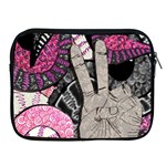 Peace Hand Art Apple iPad Zipper Case