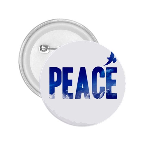 Peace Bird 2.25  Button from ArtsNow.com Front