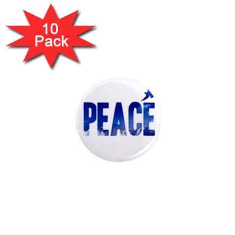 Peace Bird 1  Mini Magnet (10 pack)  from ArtsNow.com Front