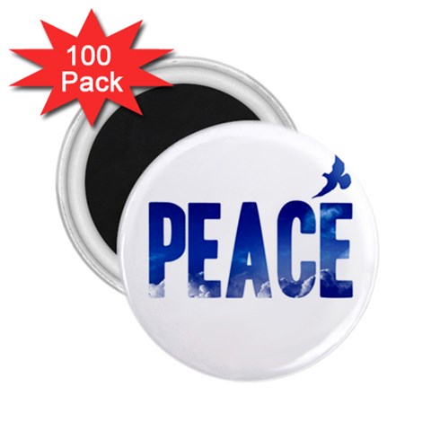 Peace Bird 2.25  Magnet (100 pack)  from ArtsNow.com Front