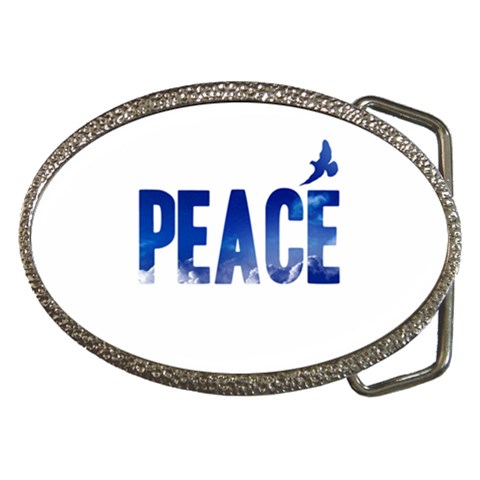 Peace Bird Belt Buckle from ArtsNow.com Front