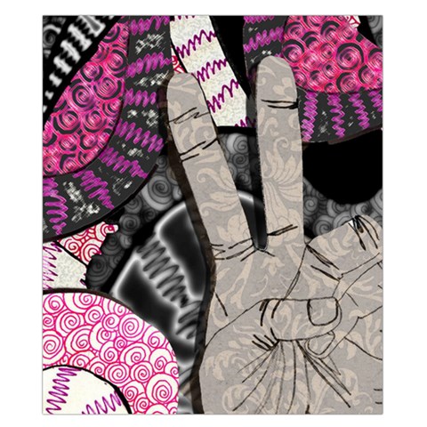 Peace Hand Art Duvet Cover (California King Size) from ArtsNow.com Duvet Quilt