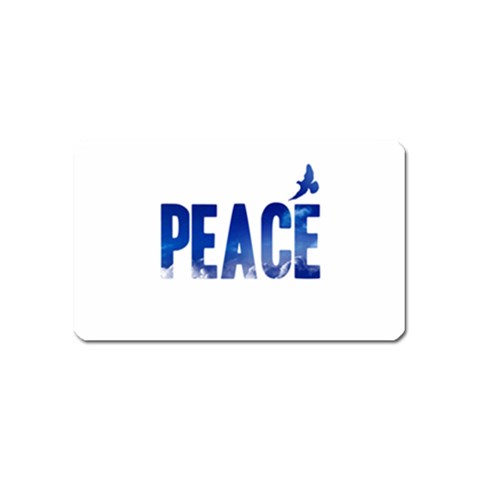 Peace Bird Magnet (Name Card) from ArtsNow.com Front