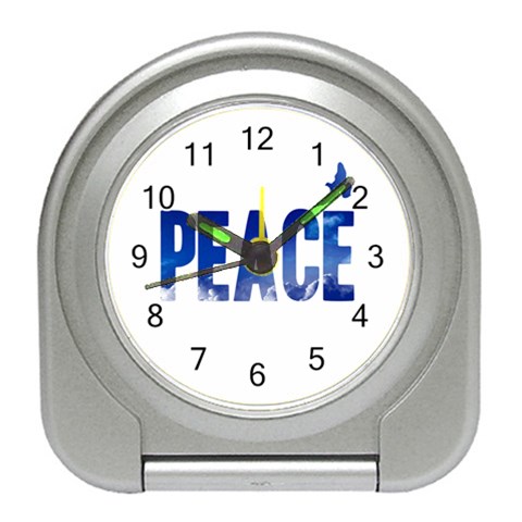 Peace Bird Travel Alarm Clock from ArtsNow.com Front