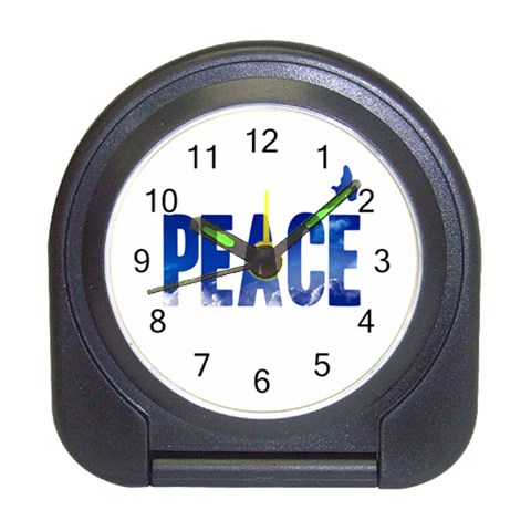 Peace Bird Travel Alarm Clock from ArtsNow.com Front