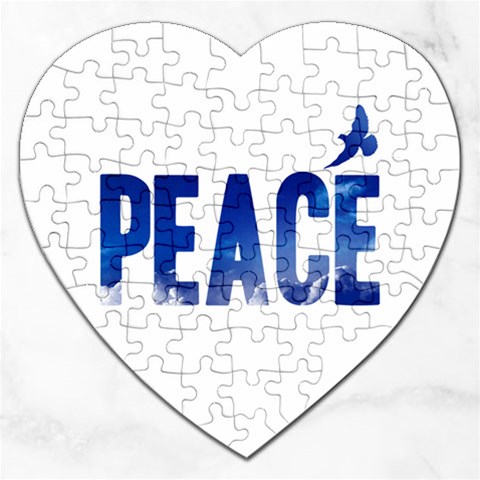 Peace Bird Jigsaw Puzzle (Heart) from ArtsNow.com Front