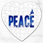 Peace Bird Jigsaw Puzzle (Heart)