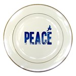 Peace Bird Porcelain Plate