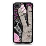 Peace Hand Art iPhone 8 Seamless Case (Black)